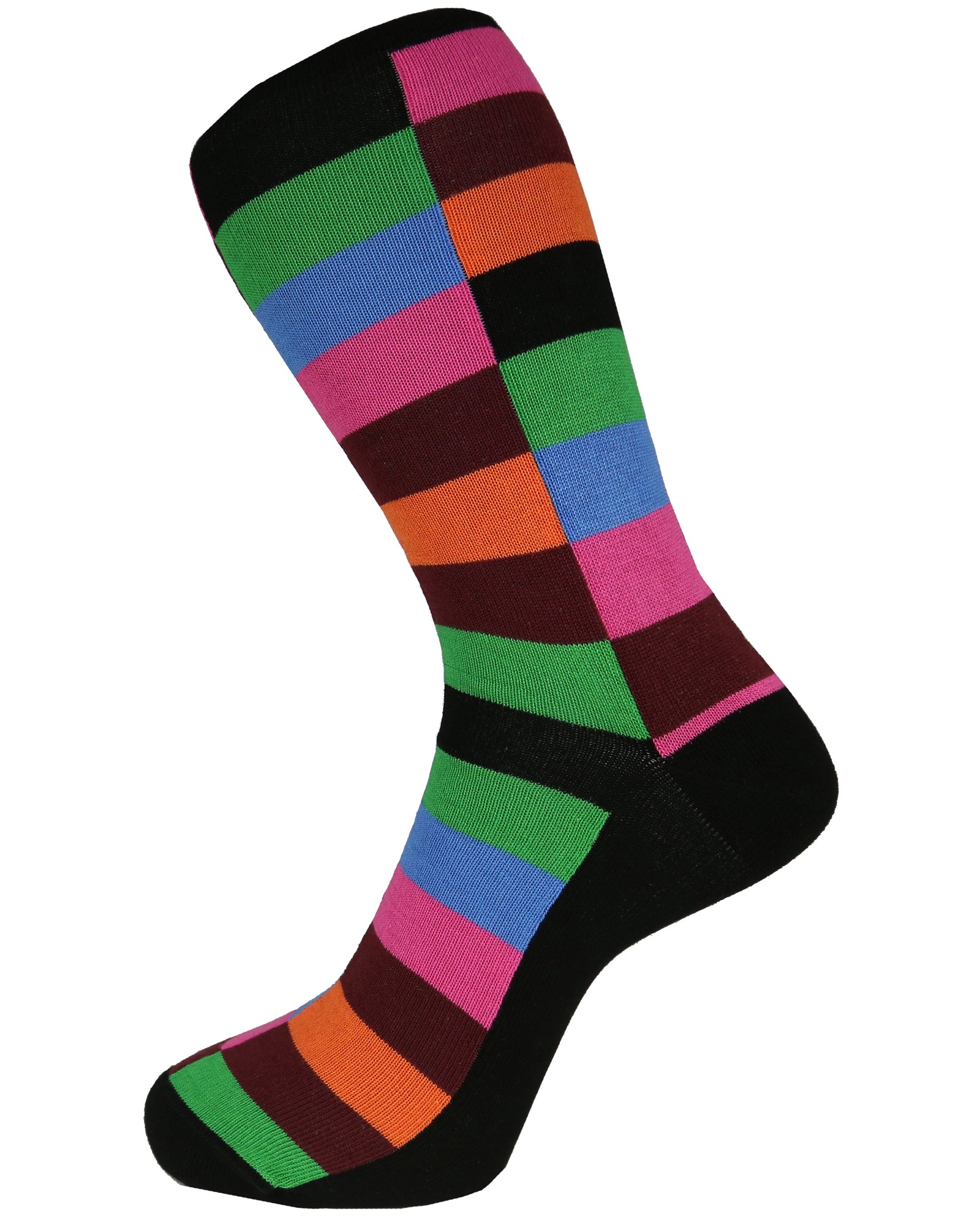 DÉCLIC Chroma Socks - Premium Black Gradient Pattern Socks for Men & Women - Perfect for Running, Yoga, and Casual Wear