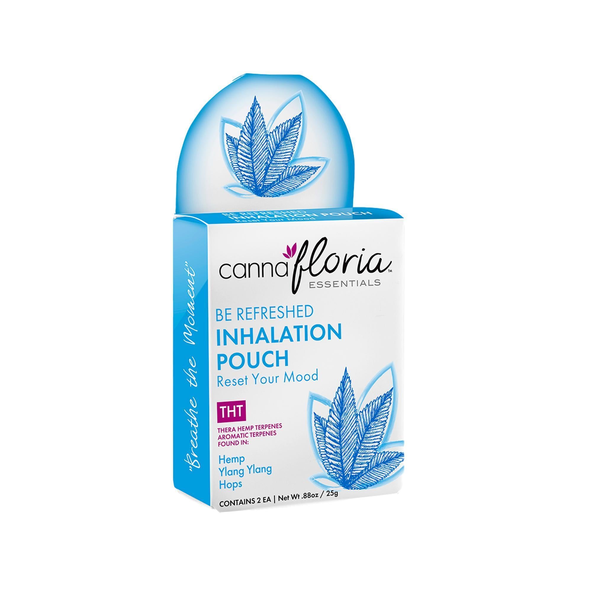 Cannafloria Inhalation Pouches - 2 Pack | Herbal Relaxation & Stress Relief | Perfect for Travel, Work, and On-the-Go Use