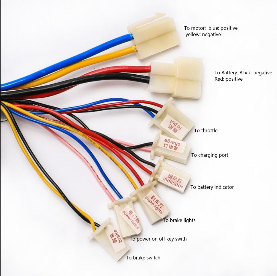 24V 350W Brushed DC Motor Controller with LCD Display & Keylock - Universal Throttle Grip for DIY Electric Bicycles, Scooters, E-Bikes, ATVs, Mini Bikes, Lawn Mowers, Tricycles & Drift Trikes - Perfect for Home Upgrades, Off-Road Adventures and Urban Commuting