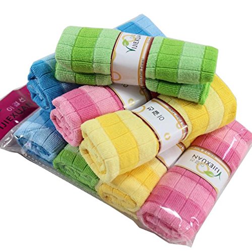 Premium Soft Cotton Kitchen Towels - Absorbent & Durable for Cleaning, Wiping & Drying - Perfect for Kitchen, Dining, Bar & Car Use - Bird Design Home Decor