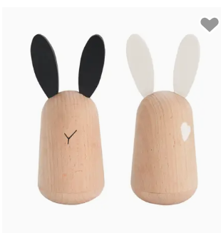 Usagi Bunny Wind Chimes - Japanese-Inspired Decorative Wind Chime for Garden, Patio & Home Decor - Perfect for Outdoor Zen Spaces & Relaxation