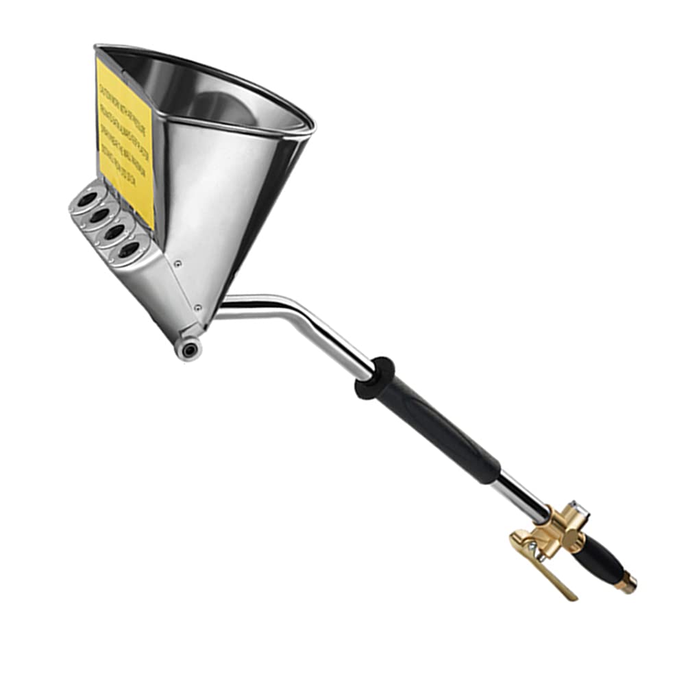 Joywayus 1PCS Air Stucco Cement Texture Hopper Spray Gun - Professional Ceiling & Wall Plastering Tool for Interior/Exterior Painting - Perfect for DIY Home Renovation, Drywall Repair, and Decorative Texture Application