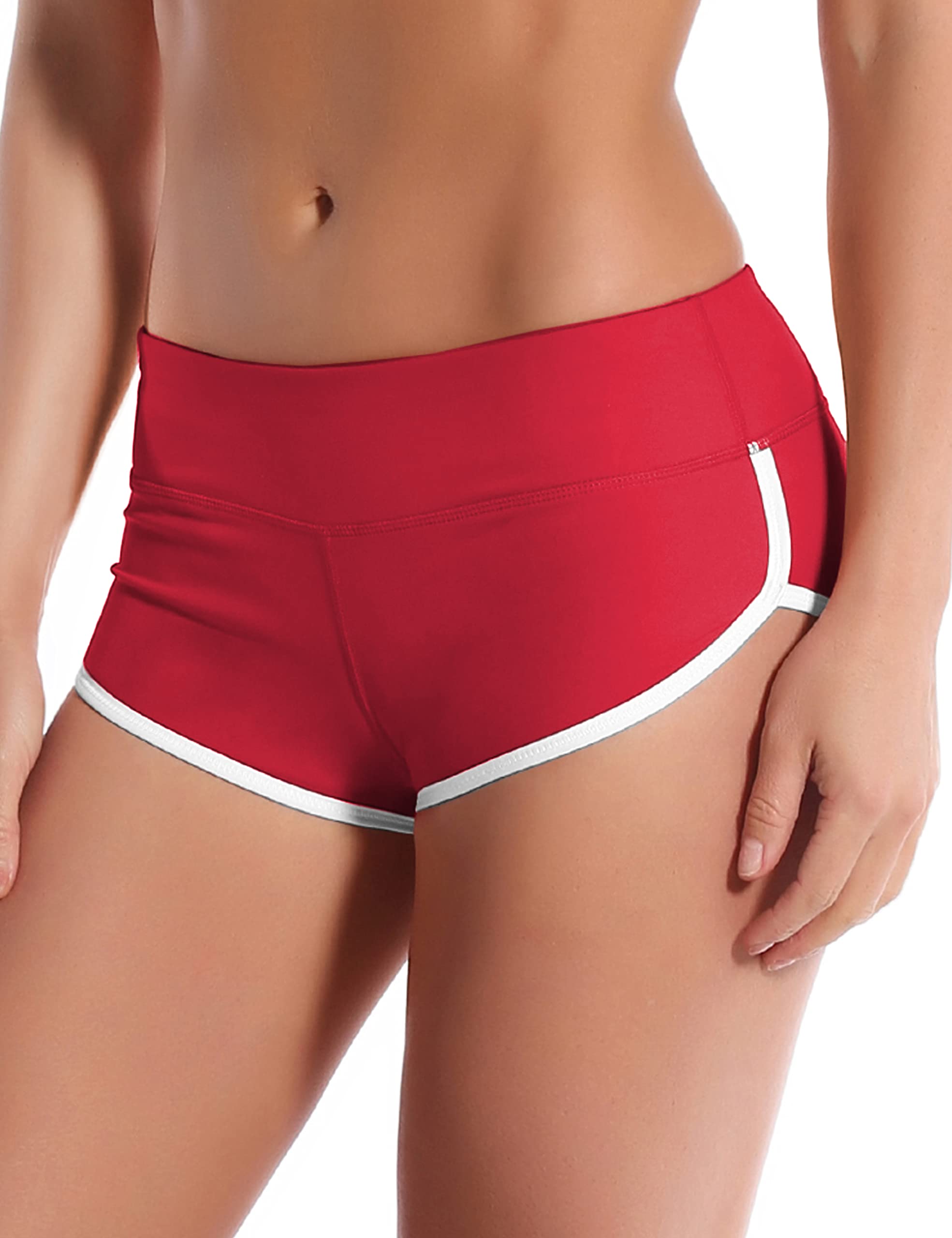 BUBBLELIME Women's Sexy Booty Yoga Shorts XS-XXL - High Waisted Tummy Control Workout Running Shorts with Moisture Wicking & UPF 30+ for Yoga, Gym, Fitness & Active Lifestyle