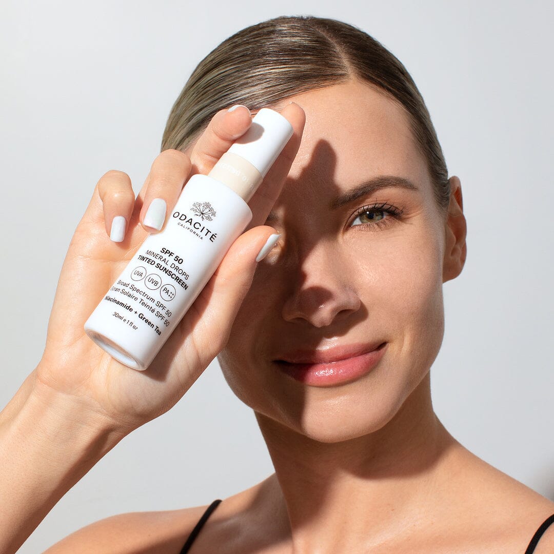 SPF 50 Flex Perfecting™ Mineral Drops Tinted Sunscreen - Oil-Free, Non-Greasy Face Sunscreen for Daily Protection | Perfect for Beach, Outdoor Activities & Sensitive Skin Care