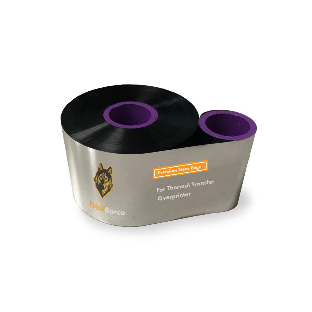 Premium 48 Rolls Wolfbarco Thermal Transfer Ribbon - 1.18