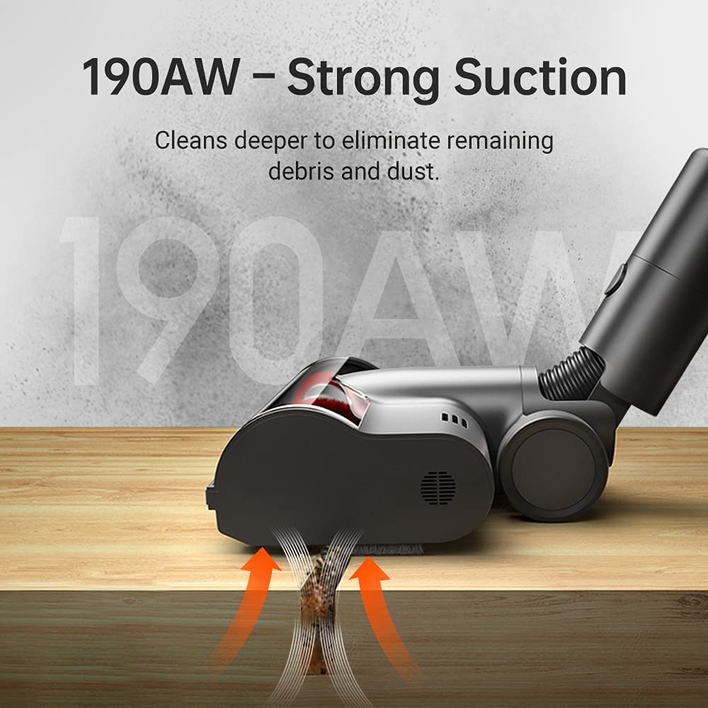 Dreame T30 Cordless Stick Vacuum Cleaner - Powerful 150AW Suction, 60 Mins Runtime, Lightweight for Hardwood Floors & Carpets - Perfect for Pet Hair, Home Cleaning & Quick Pickup