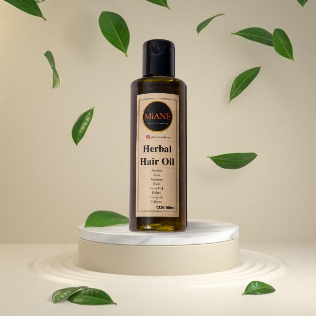 MiANE Herbal Hair Oil for Growth & Repair - Natural Hair Treatment for Thicker, Stronger Hair - Perfect for Daily Use, Styling & Scalp Care