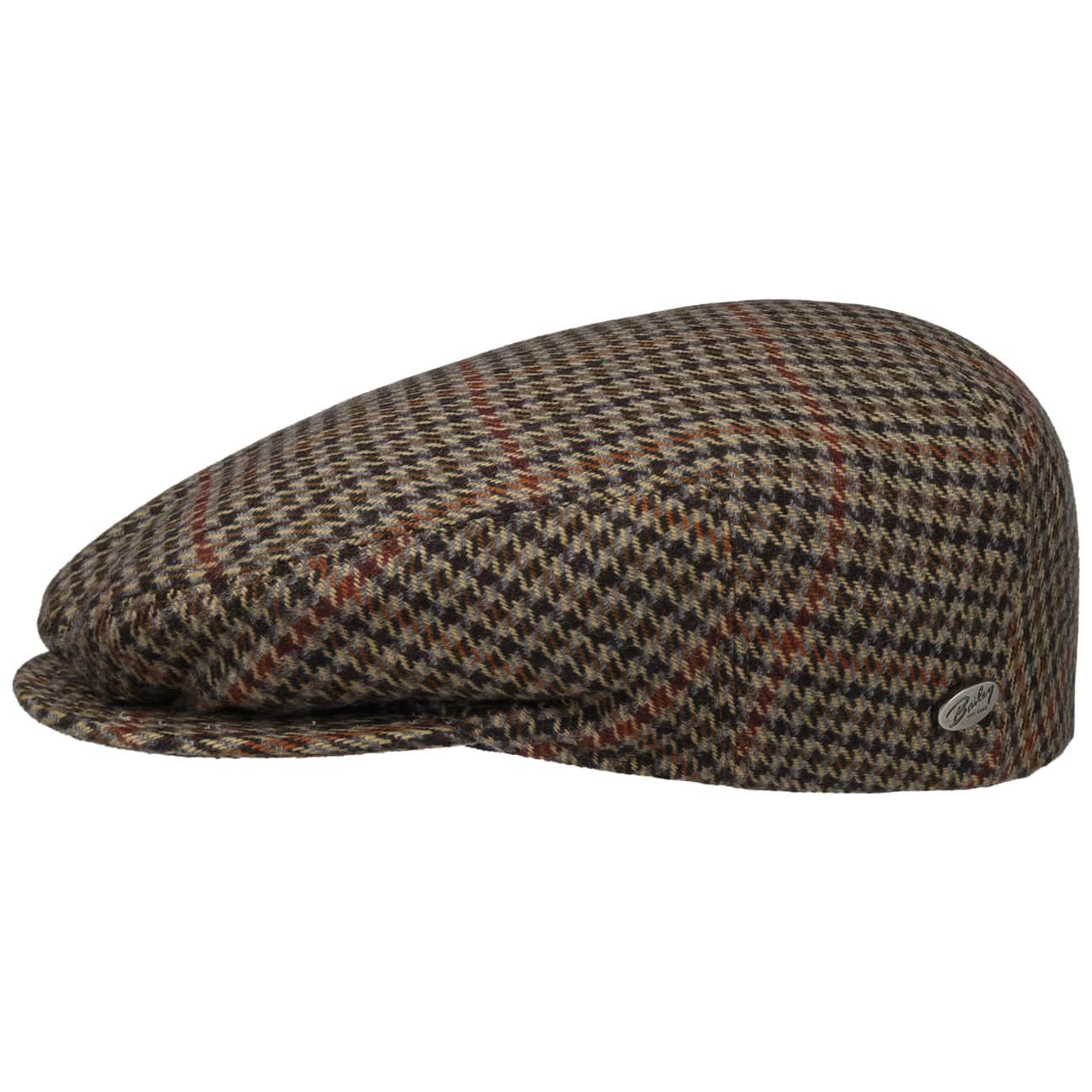 Bailey 1922 Lord Check Flat Cap - Classic Wool Men's Hat for Casual Wear, Outdoor Activities & Vintage Style Fashion