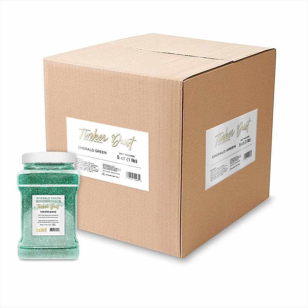 Emerald Green Tinker Dust® Glitter for Crafts - Bulk Wholesale (100g) | Perfect for DIY Projects, Nail Art, and Party Decorations