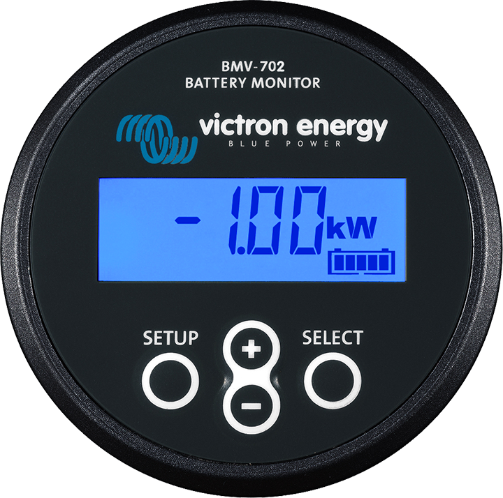 Victron Energy BMV 702 Smart Battery Monitor - Accurate Voltage & Current Tracking for RVs, Boats & Solar Power Systems