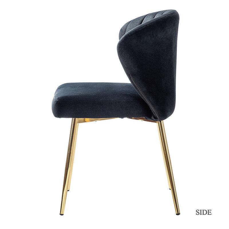 Luxury Aruna Velvet Upholstered Accent Chair - Soft Velvet Fabric, Comfortable Seating for Living Room, Bedroom, or Office - Elegant Home Decor & Stylish Furniture