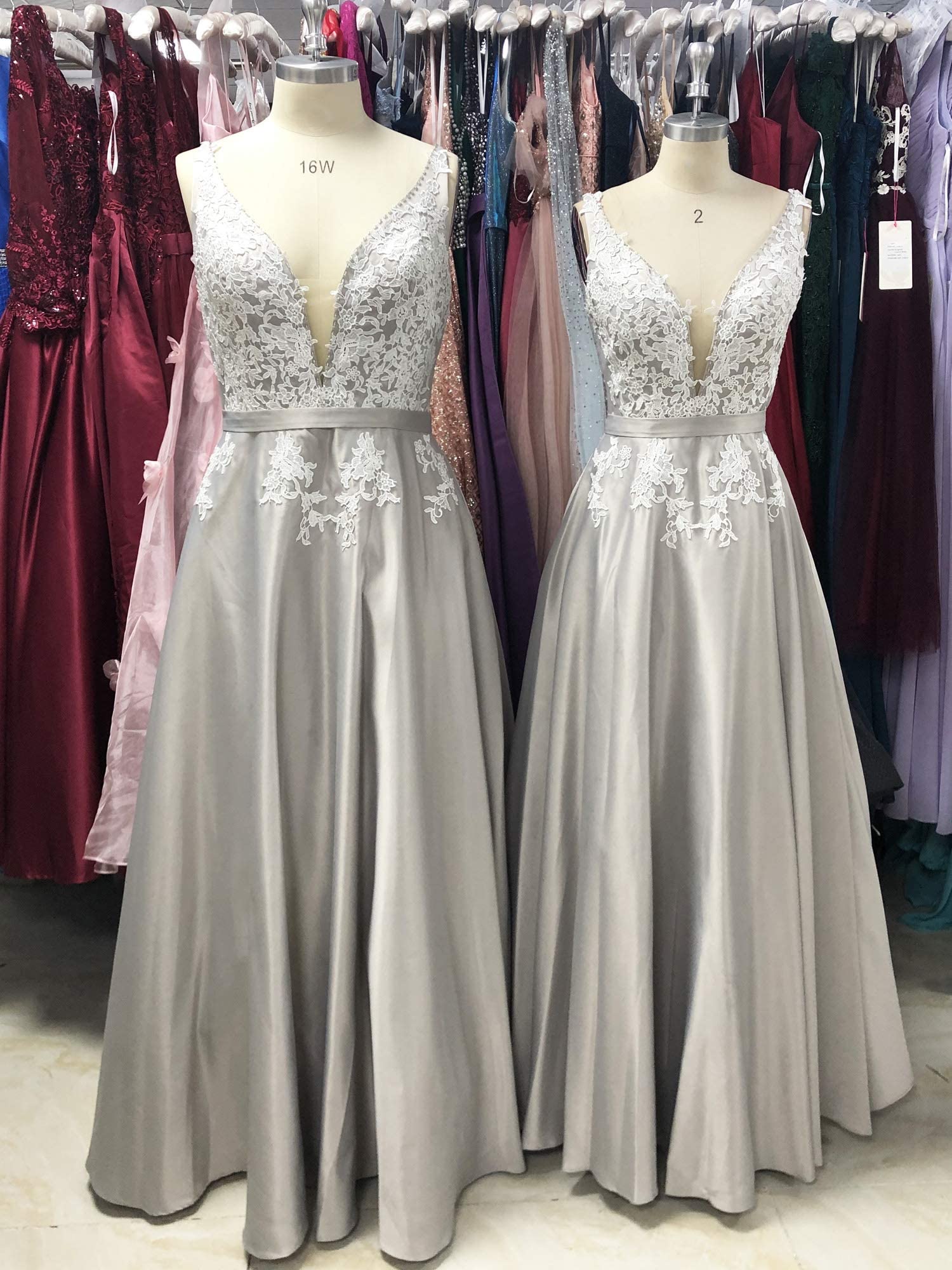 Elegant Prom Dresses for Women 2023 - Lace Appliqued Ball Gown Evening Party Dress for Homecoming, Wedding & Formal Events