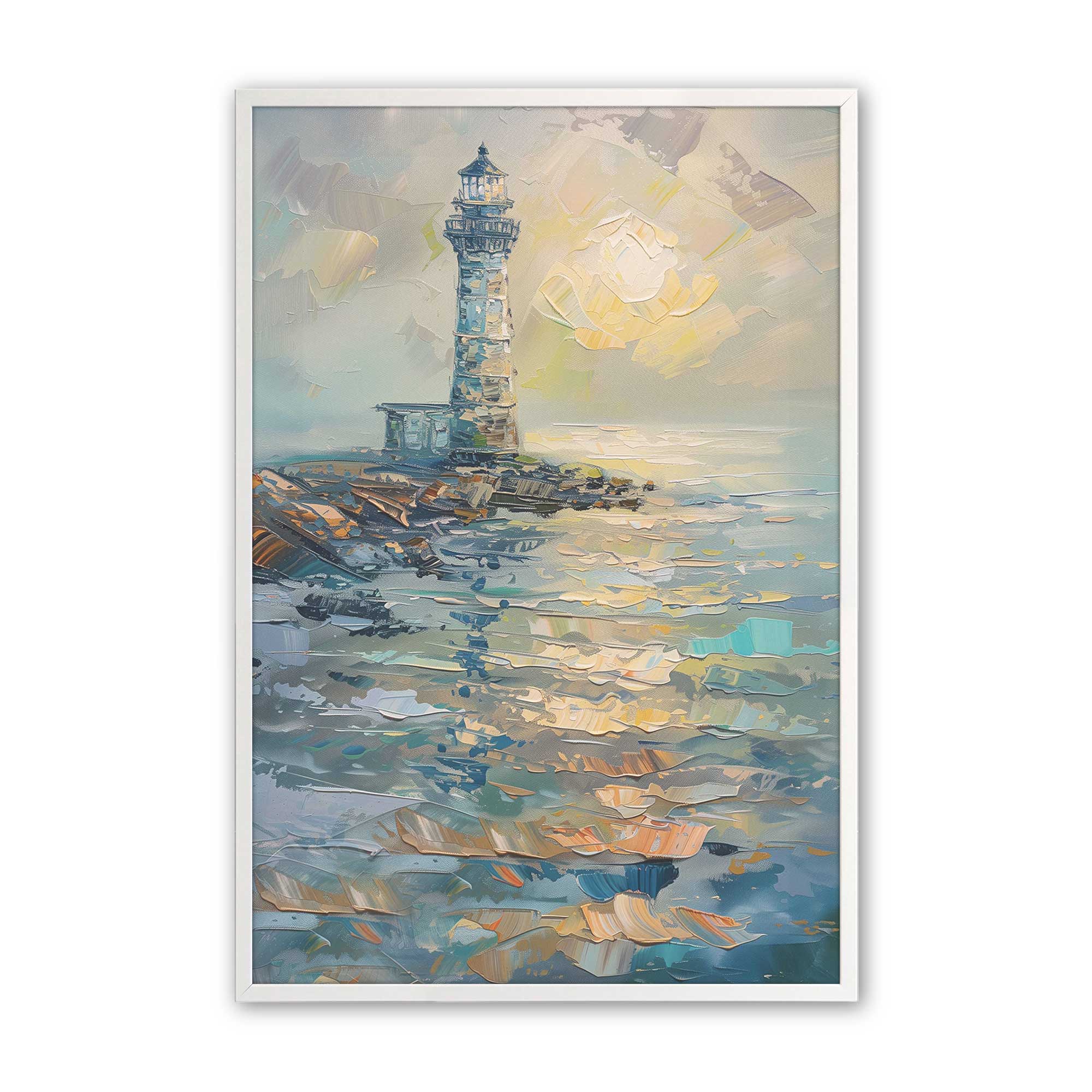 Harbor Glow v2 Print - Premium Wall Art for Home & Office Decor - Perfect for Living Room, Bedroom, or Workspace