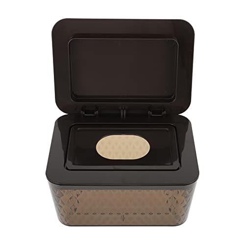 MILISTEN 1pc Wet Wipes Storage Box with Lid - Reusable Wipe Dispenser for Baby Wipes, Facial Tissues & Makeup Remover Pads | Bathroom, Nursery & Travel Organizer