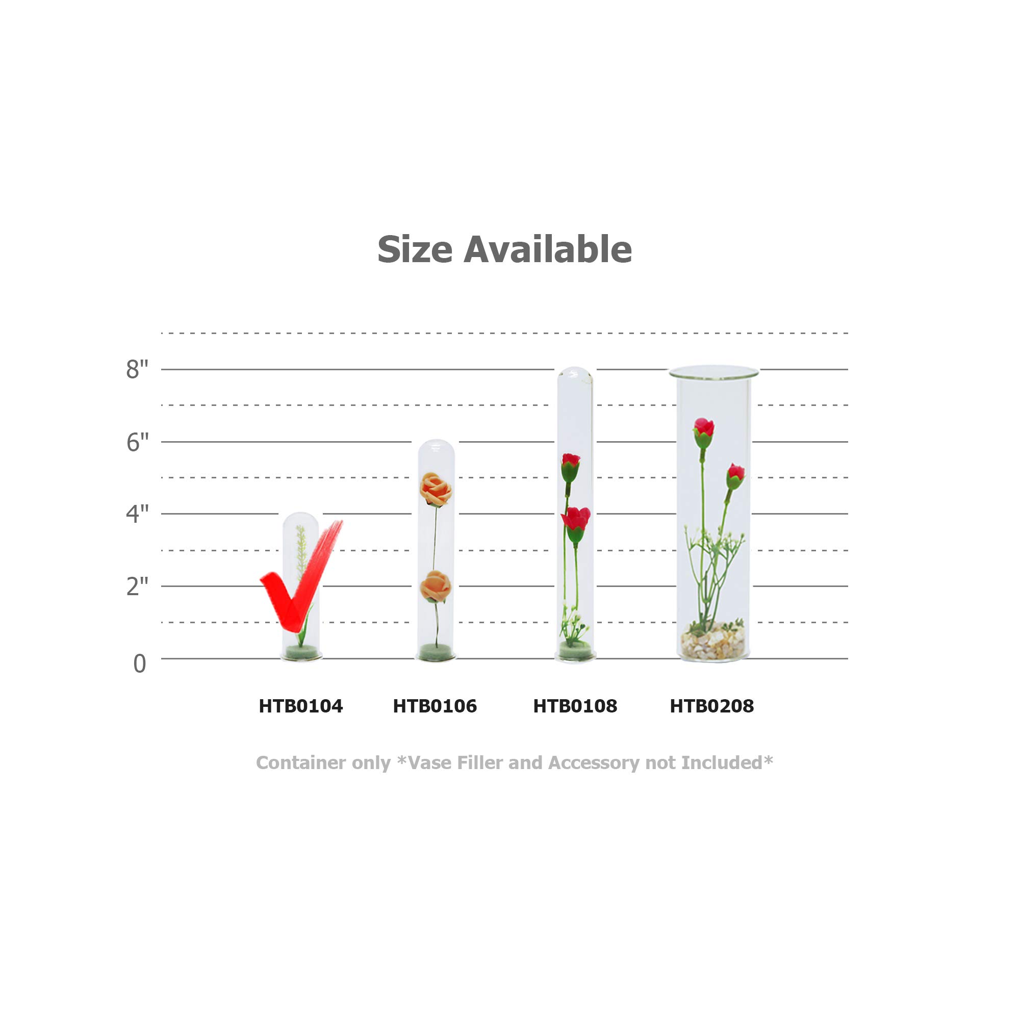 12 Pack Clear Glass Test Tubes - 4