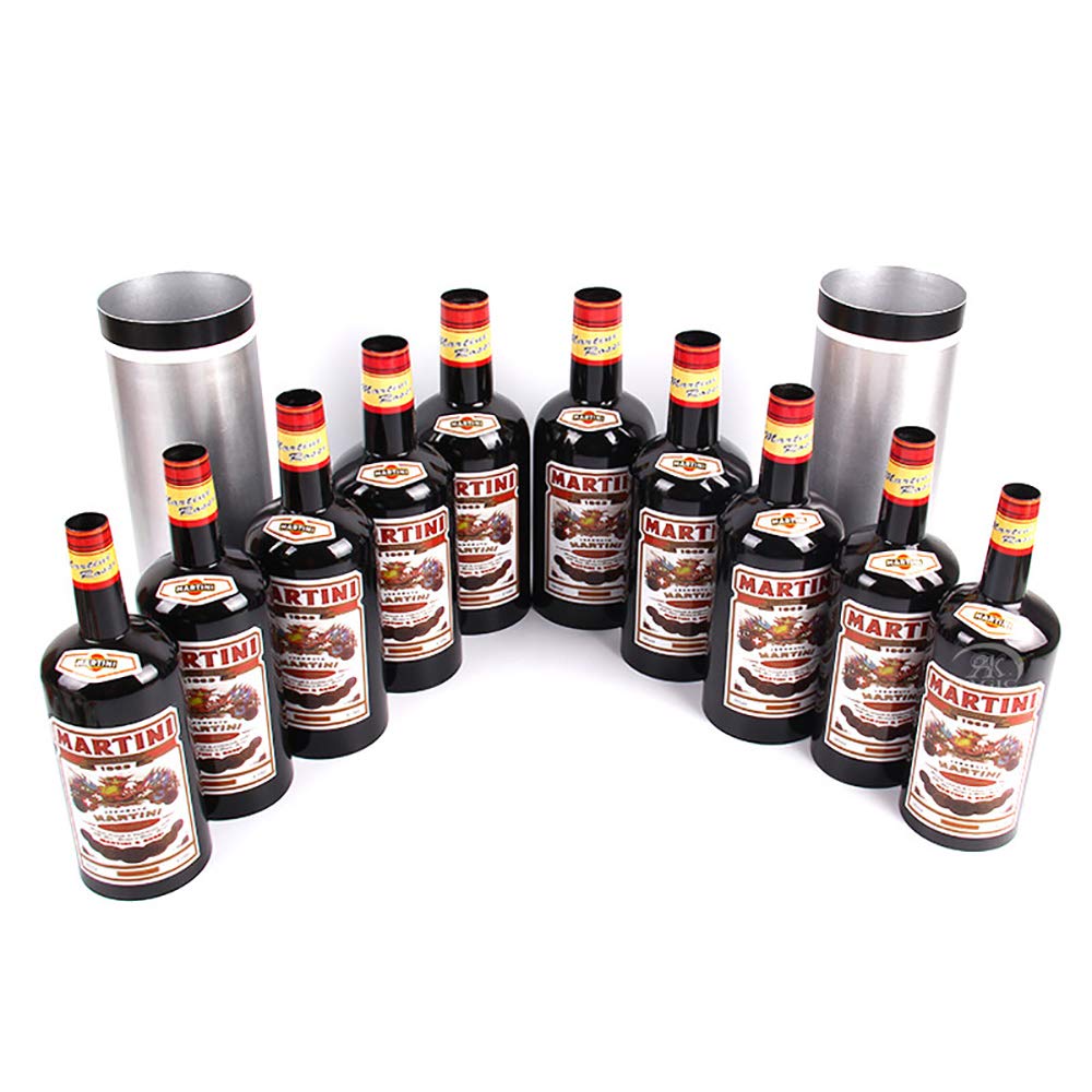 ZQION Multiplying Magic Bottles - 10-Piece Set with Poured Liquid Effect for Stage Illusions & Close-Up Magic Tricks | Perfect for Magicians, Party Performances, and Street Magic Shows