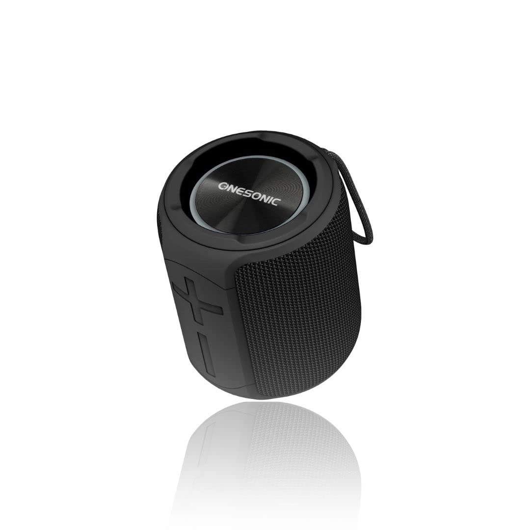 ONESONIC Megamaus Wireless Bluetooth Speaker (Black) - HD Audio, True Wireless Stereo Pairing, IPX7 Waterproof, 10H Playtime, 360° Surround Sound - Perfect for Outdoor Adventures, Pool Parties & Home Entertainment
