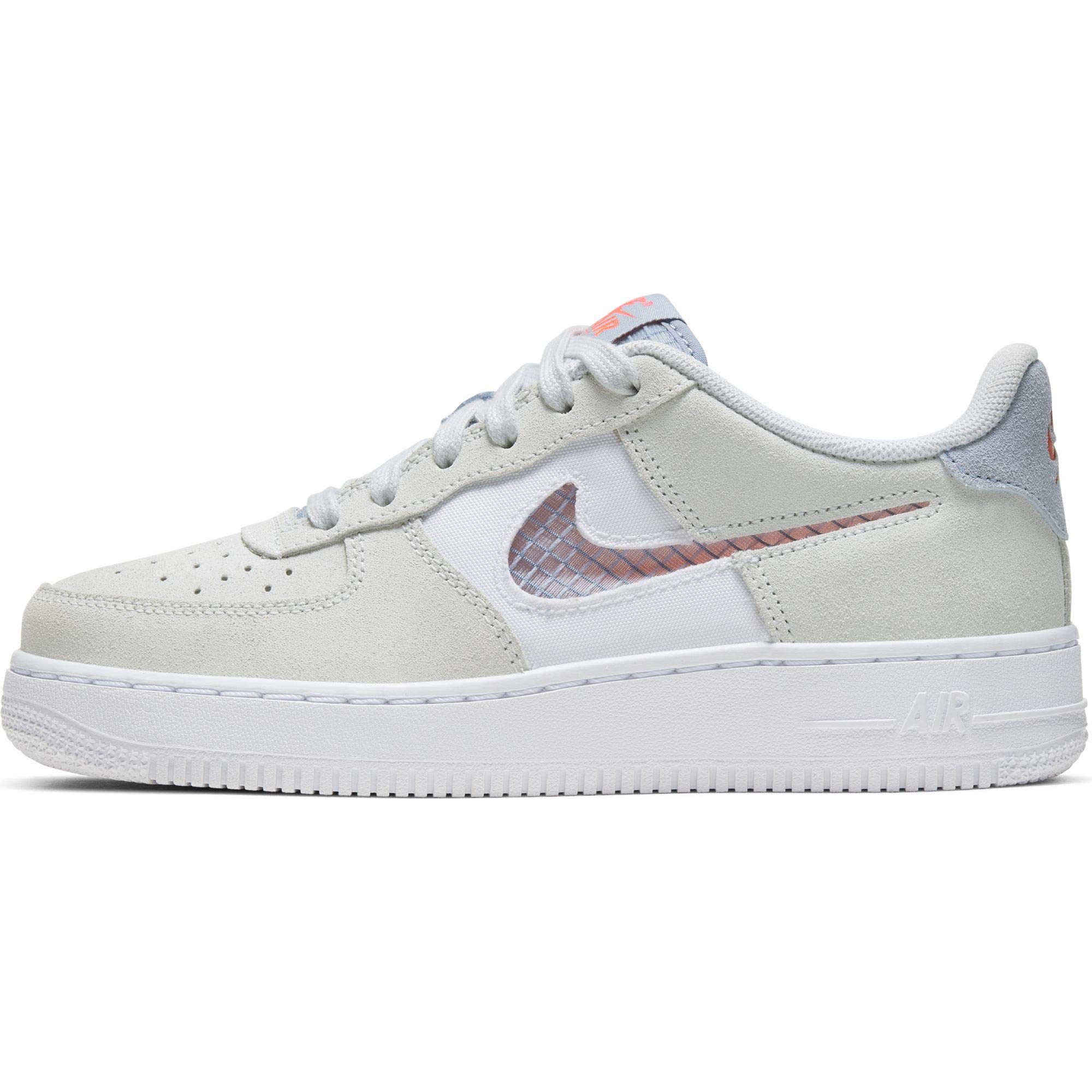 Nike Air Force 1 Low GS Sneakers for Girls - Lightweight Comfortable Basketball Shoes for School, Sports & Casual Wear