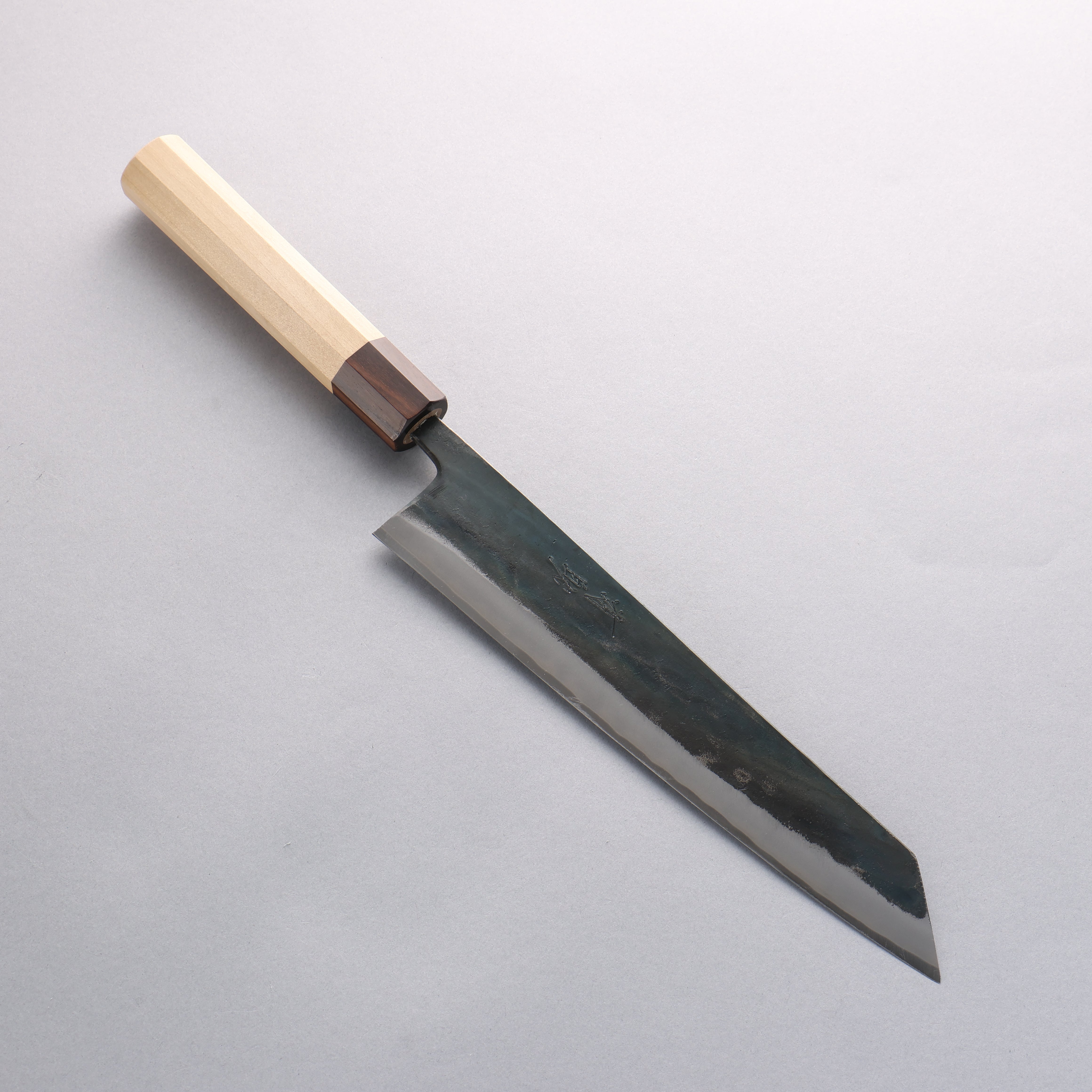 Premium Seisuke Blue Super Black Kiritsuke Gyuto Knife 240mm - Japanese Chef Knife with Magnolia & Ebony Handle - Perfect for Sushi, Sashimi, and Precision Cutting