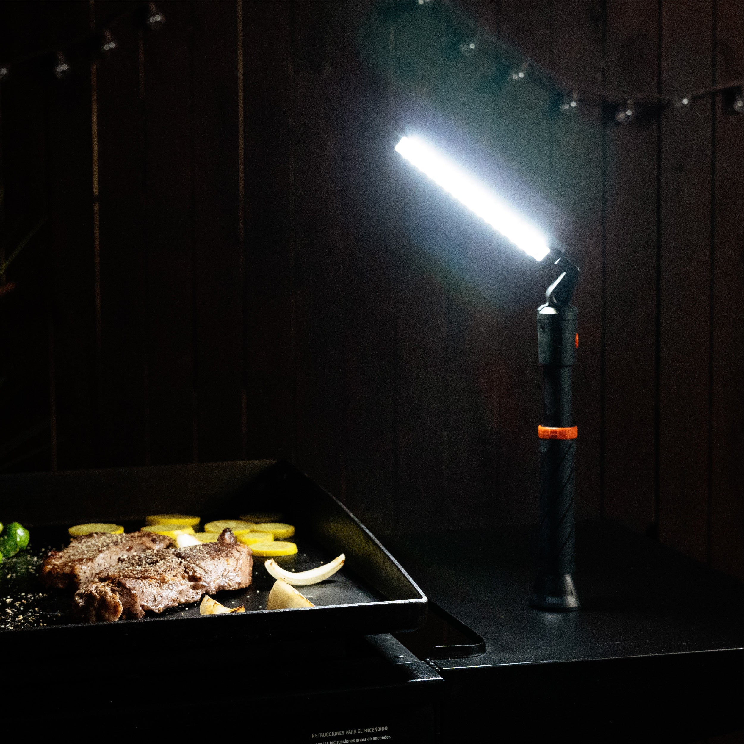 Rechargeable Griddle Light - Portable LED Cooking Light for Indoor/Outdoor Grilling, Camping & BBQ - Perfect for Nighttime Cooking & Outdoor Adventures