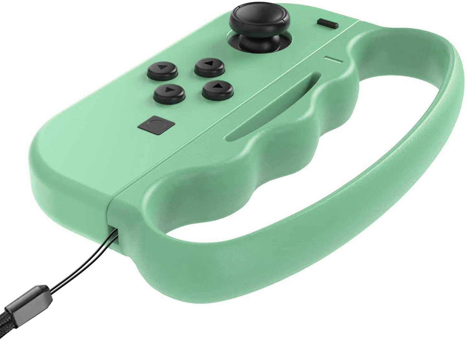 Fitness Boxing Hand Grips for Nintendo Switch & OLED Model JoyCon - 2 Pack (Animal Crossing Blue & Green) - Enhance Boxing Game Experience for Adults & Kids - Perfect for Home Workouts & Family Gaming Fun
