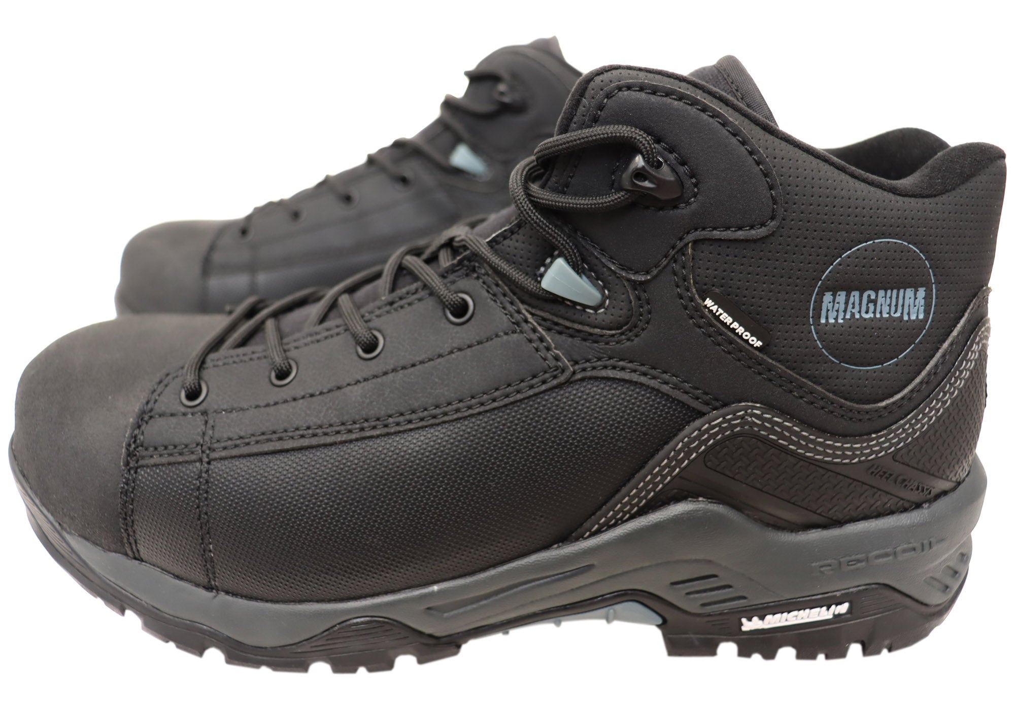 Magnum Men's Comfortable RX Mid Composite Toe Safety Work Boots - OSHA Approved for Construction, Warehouse & Industrial Work