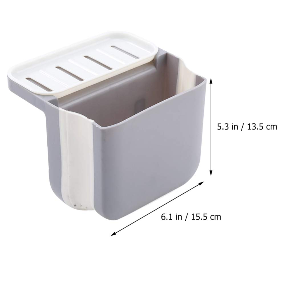 Cabilock 1-Piece Stainless Steel Drain Basket - Multi-Purpose Kitchen Sink Strainer for Fruits, Vegetables & Sponges | Durable Suction Cup Drain Shelf & Sink Basket Organizer for Easy Washing & Drainage