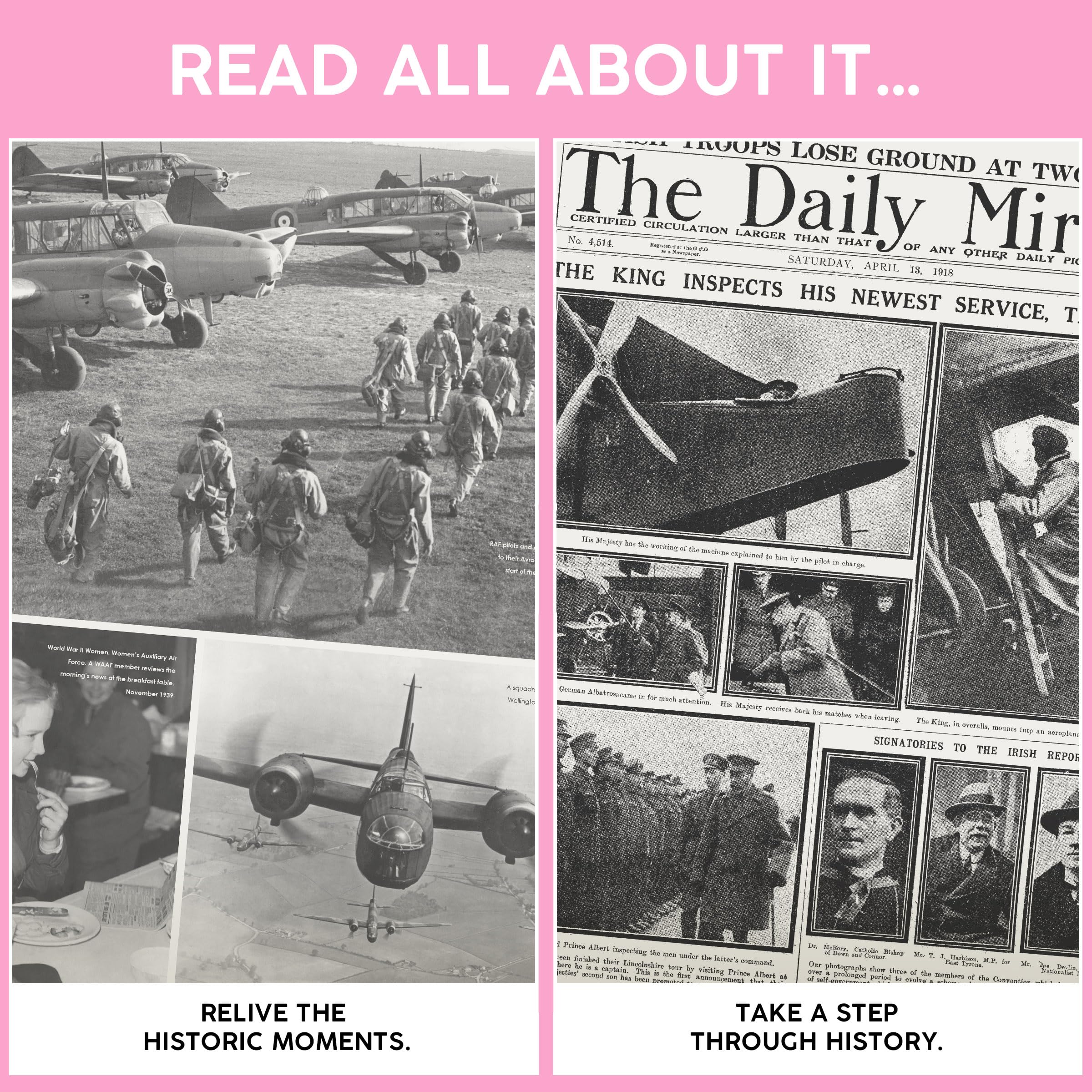 Personalized War History Book - Custom War Keepsake with Newspaper Coverage & Gold Embossed Name | Educational Gift for Veterans, History Buffs & Collectors | Perfect for Memorial Day, Veterans Day & Military Anniversaries