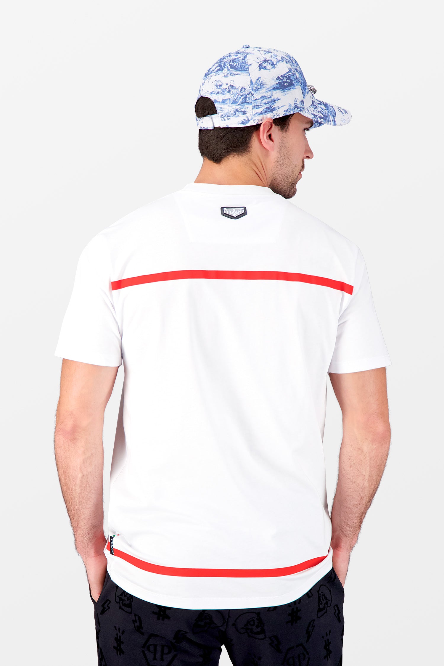 Philipp Plein White Lucky One T-Shirt for Men - Stylish Casual Tee for Everyday Wear & Street Fashion