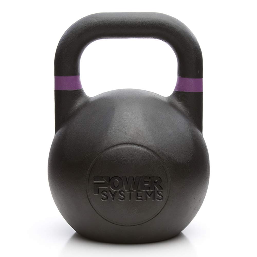 Power Systems ProElite Competition Kettlebells - Professional Grade Cast Iron Kettlebells for CrossFit, HIIT & Strength Training - Perfect for Home Gym & Fitness Studio Workouts