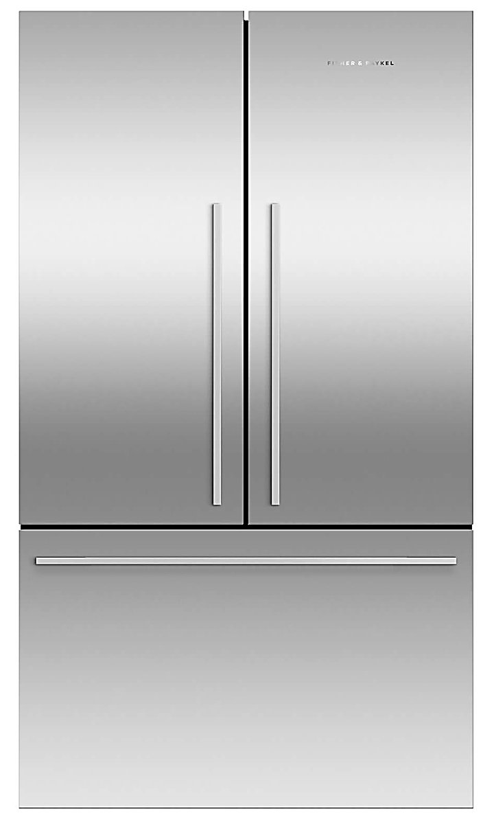 Fisher & Paykel RF610ADX5 569L Stainless Steel French Door Refrigerator - Energy Efficient Large Capacity Fridge for Modern Kitchen & Open Plan Living