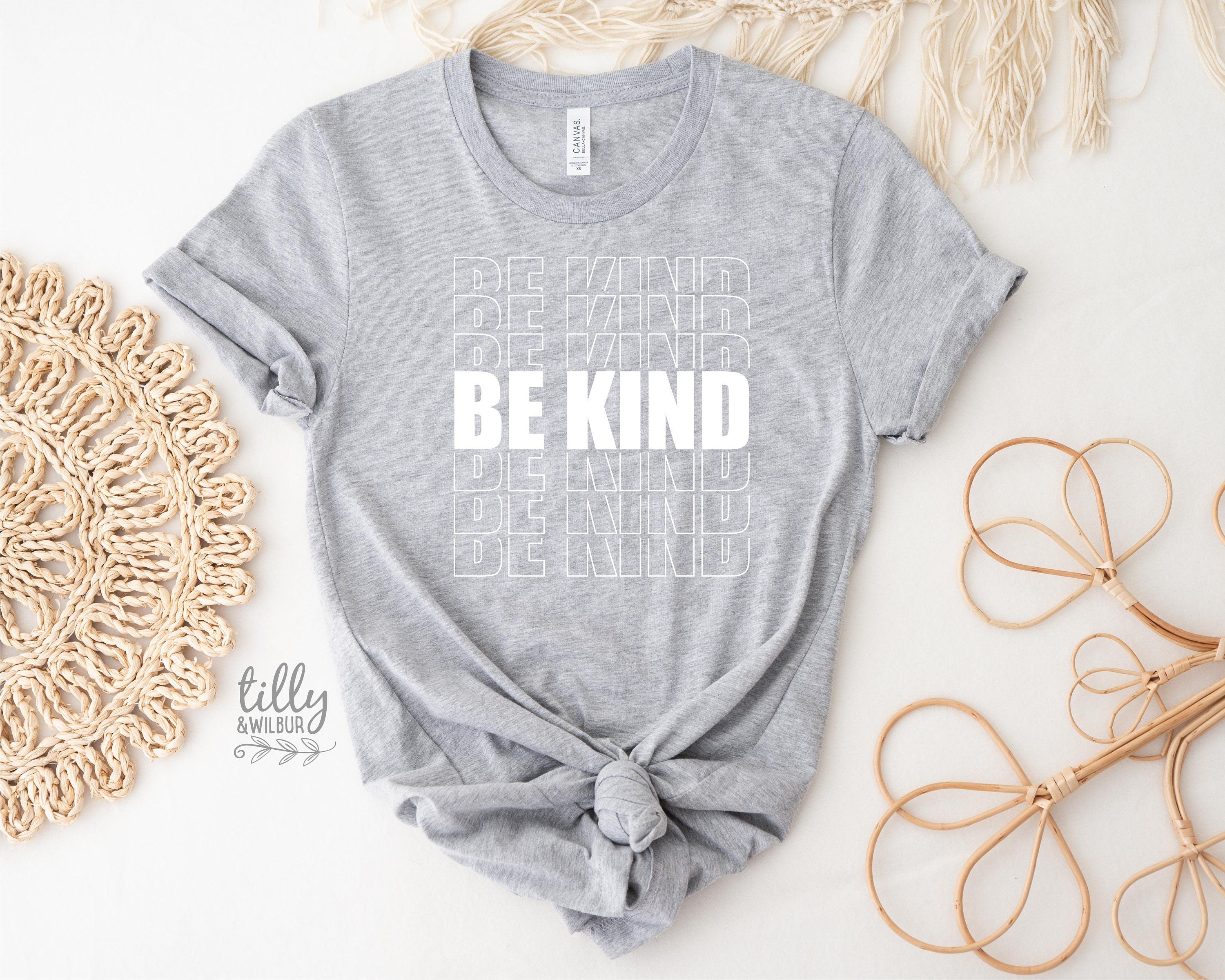Be Kind Women's T-Shirt - Soft Cotton Comfort Fit Tee for Everyday Wear | Casual Outfits, Work, Gym & Lounge