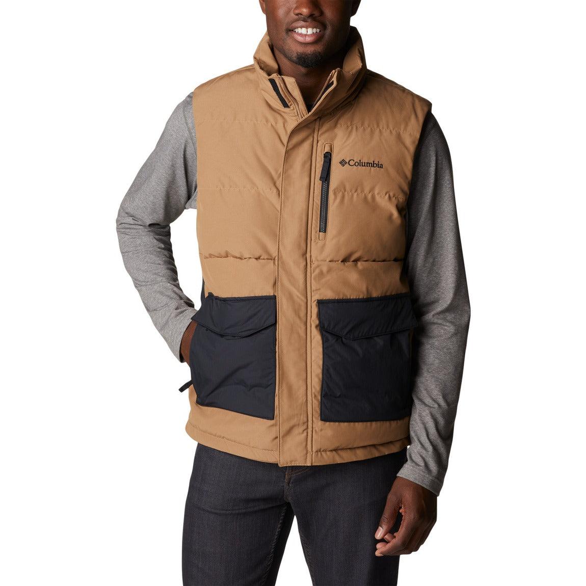 Columbia Marquam Peak Fusion™ Vest for Men - Lightweight Insulated Puffer Vest for Outdoor Hiking, Camping & Winter Activities