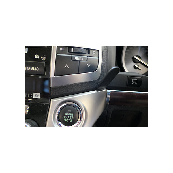 ClicOn No Holes Center Dash Mount for Toyota Landcruiser 200 (2008-2015) - Secure Phone Holder for Off-Road Adventures & Daily Commute