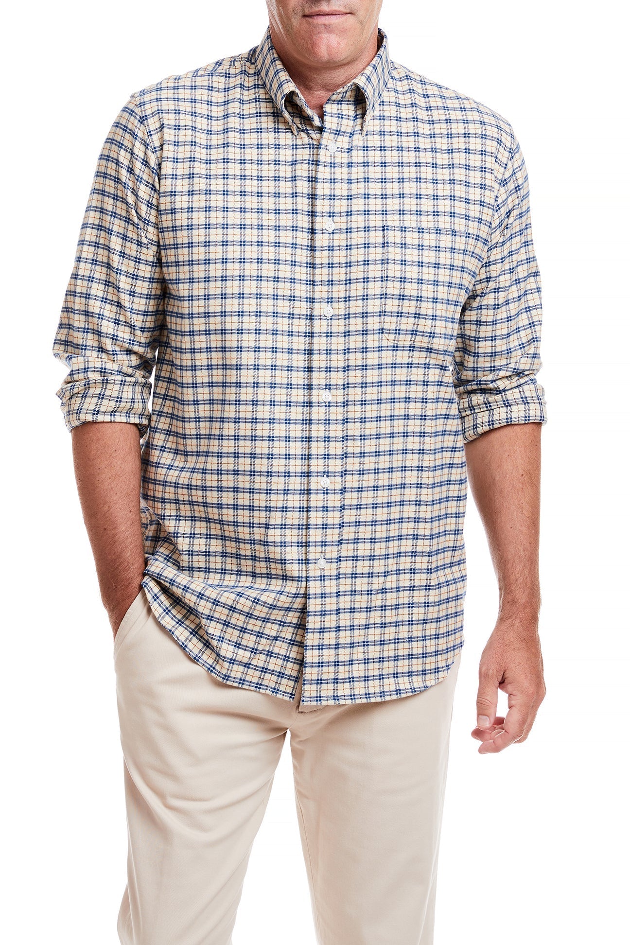 Stylish Chase Shirt - Classic Nottingham Window Pane Design for Men | Perfect for Business Casual & Office Wear