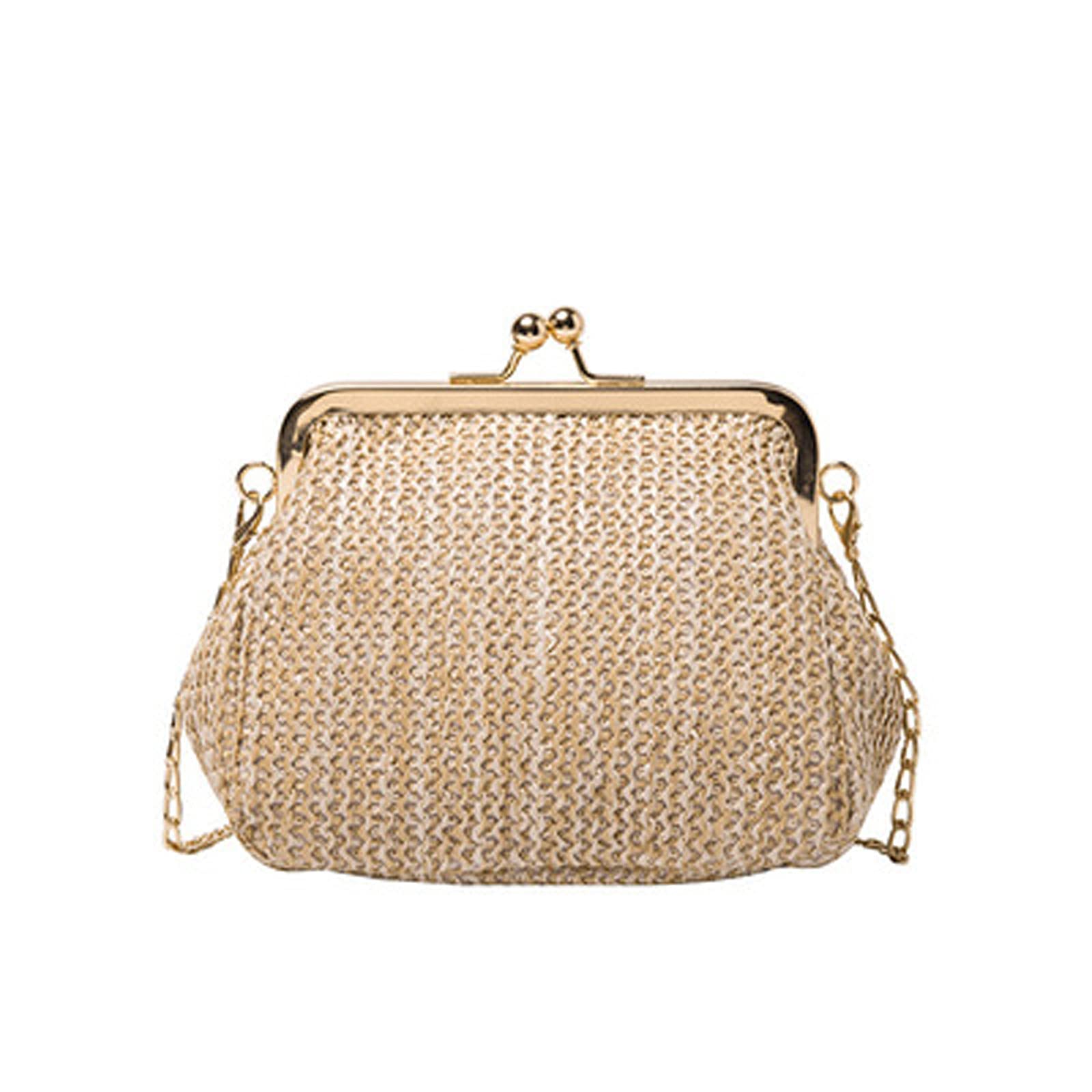 Stylish Women's Crossbody Bag - Woven Tote Handbag with Shoulder Strap, Beach Purse & Messenger Bag for Travel, Shopping & Daily Use | Perfect Wallet Bag & Sling Bag for Outdoors, Work & Casual Wear