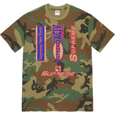 Supreme Multi Logo Camo T-Shirt - Streetwear Fashion for Men & Women | Perfect for Casual Wear, Hip Hop Style & Urban Outfits