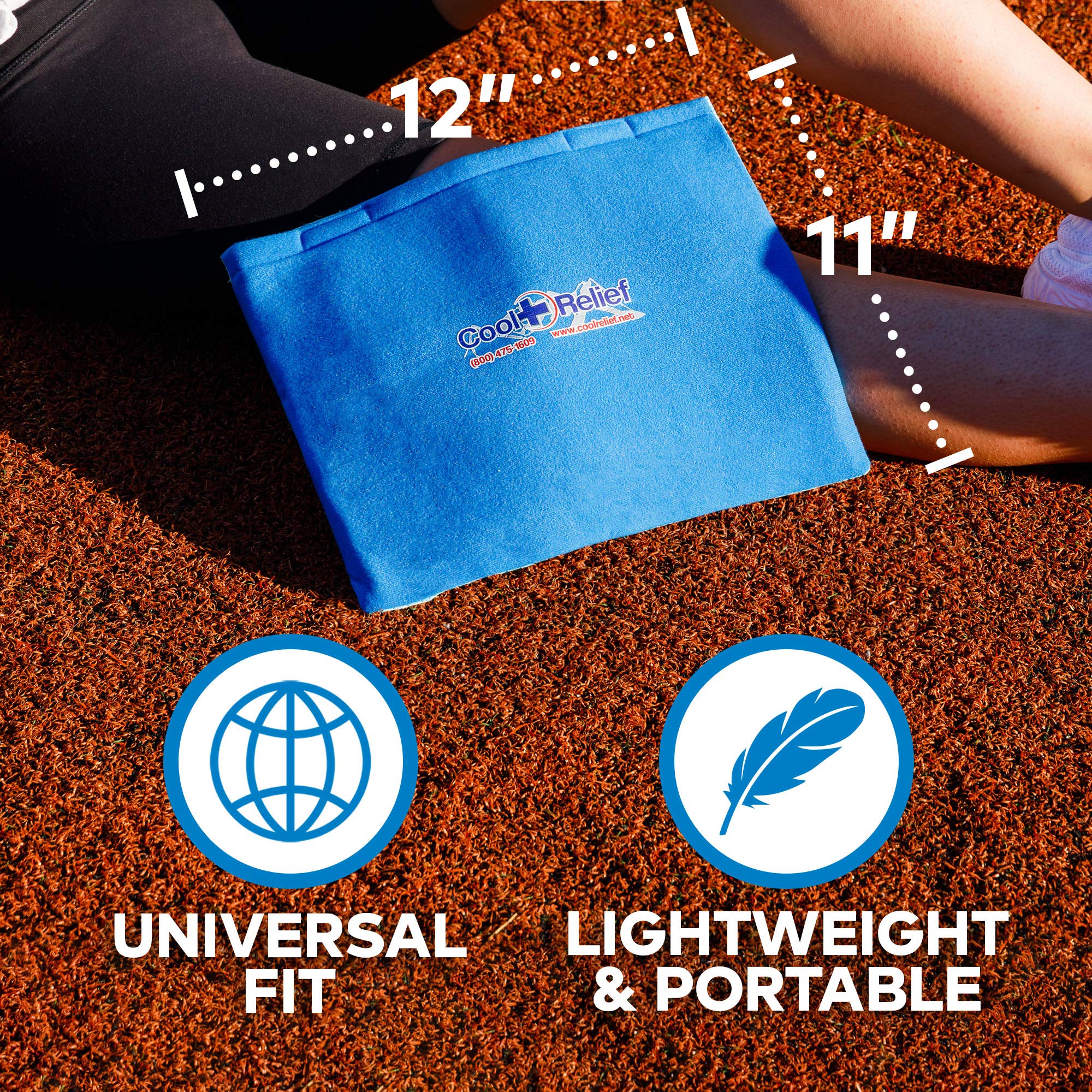Reusable Knee Ice Wrap with Compression (11” x 12”) - Flexible Cold Therapy Pack for Injuries, Joint Pain Relief & Faster Recovery - Perfect for Post-Workout, Arthritis, Surgery Recovery & Sports Injuries
