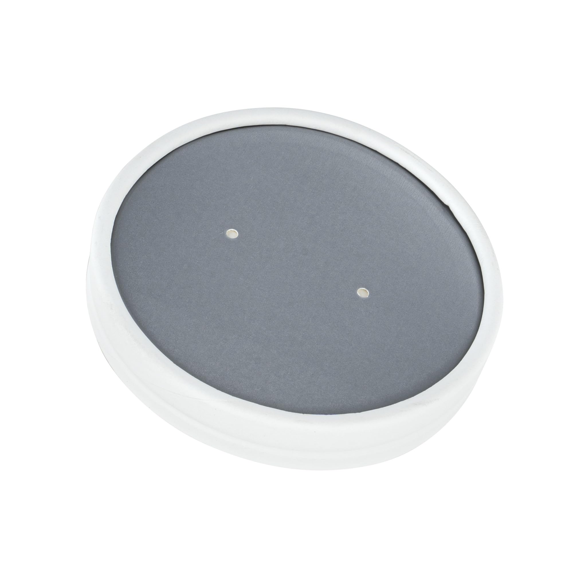 Restaurantware Bio Tek Vented Lids for 12oz Soup Containers - 200 Pack | Microwave Safe Gray Paper Lids | Compatible with Disposable Soup Cups (Cups Sold Separately) | Perfect for Takeout, Catering & Food Service Businesses