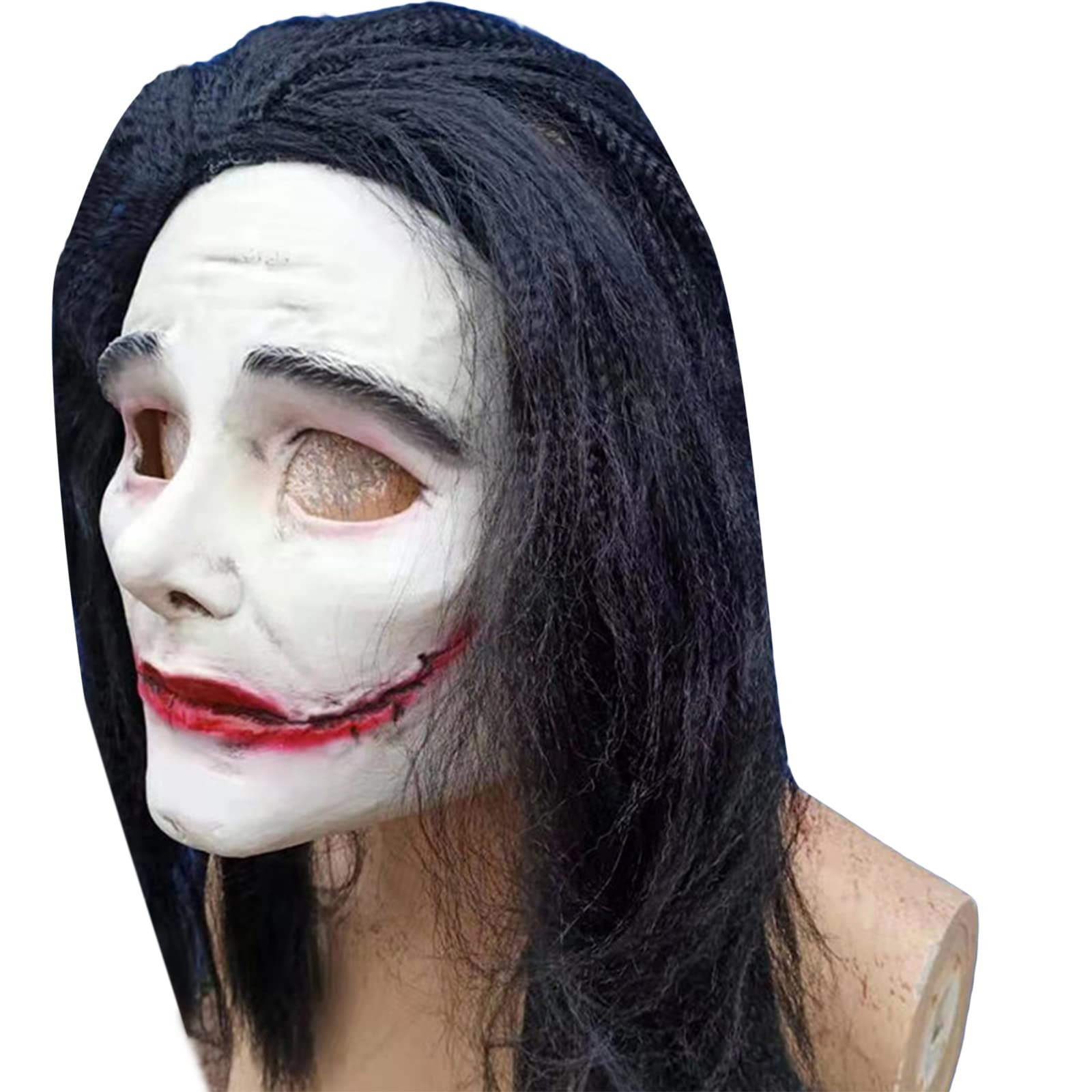 Realistic Latex Halloween Mask - Scary Ghost Demon Monster Face for Horror Cosplay & Costume Parties | Perfect for Halloween, Haunted Houses & Themed Events
