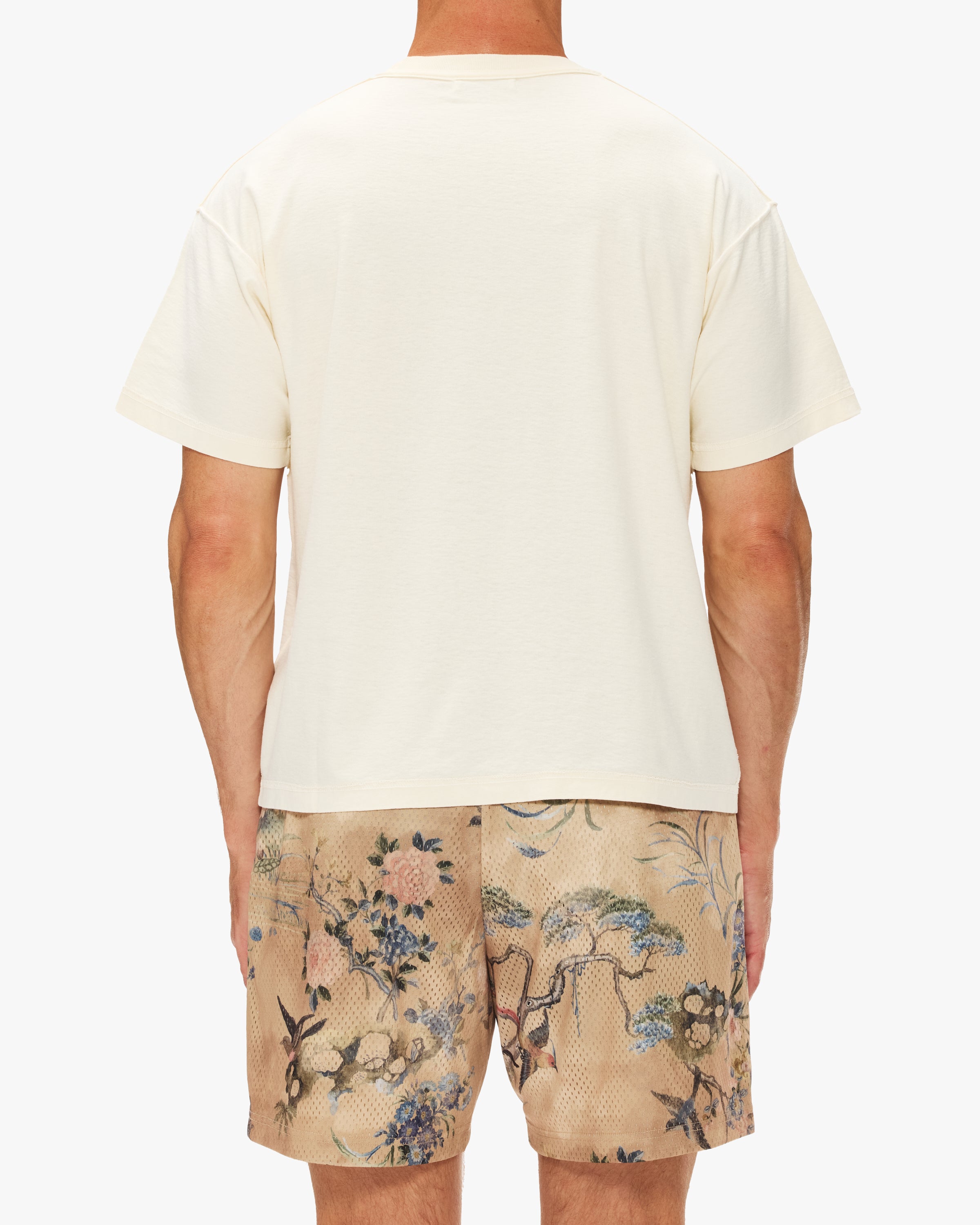 John Elliott Reversed Cropped Short Sleeve T-Shirt for Women - Trendy Casual Summer Top for Streetwear & Everyday Outfits