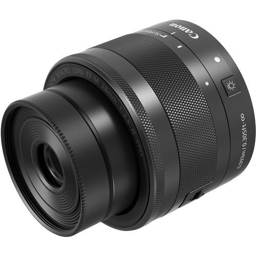 Canon EF-M 28mm f/3.5 Macro IS STM Lens for EOS M Cameras - Compact Macro Photography Lens with Image Stabilization - Perfect for Close-Up Shots, Product Photography & Travel
