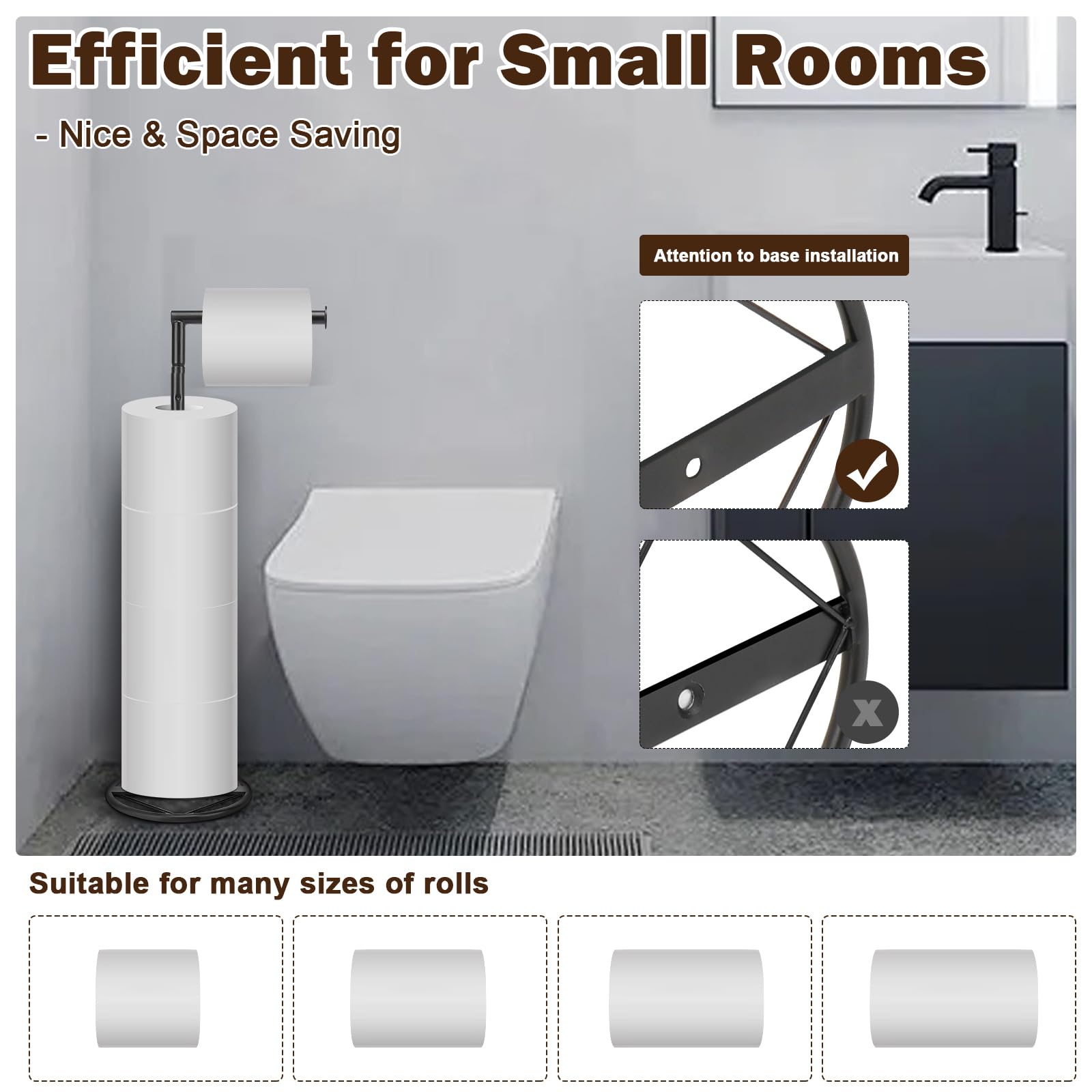 Stainless Steel Toilet Paper Holder - 20