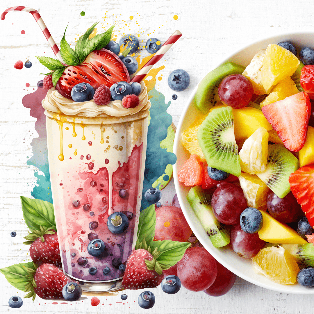 Organic Superfruit Smoothie Oil - Unsweetened Natural Flavor for Healthy Drinks & Skincare | Perfect for Smoothies, Juices, and DIY Beauty Recipes