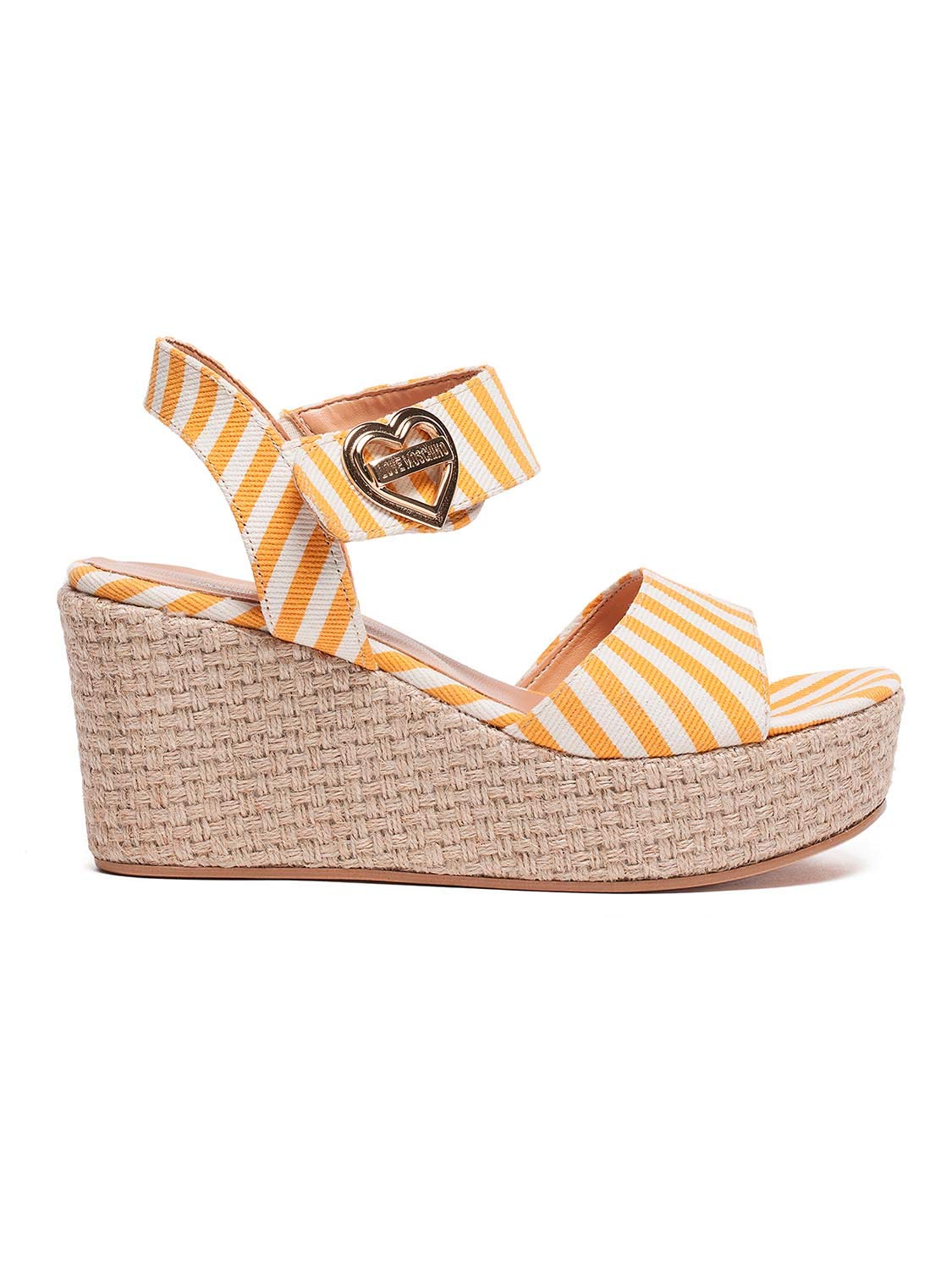 Love Moschino Women's Wedge Sandals - Stylish & Comfortable Heels for Summer Outings, Parties & Date Nights