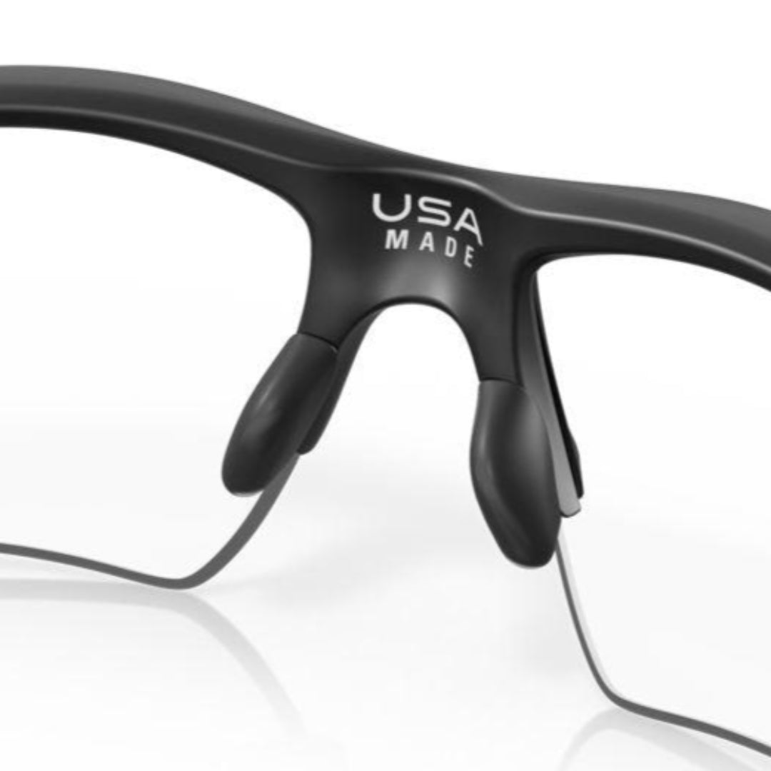 Oakley Flak 2.0 XL Sunglasses Matte Black Frame with Clear Lenses - Polarized Sports & Driving Shades for Men & Women - Perfect for Running, Cycling, and Outdoor Activities