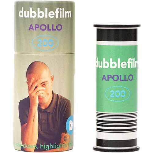 Dubblefilm Apollo 200 Color Negative Film 120 Roll - Medium Format Film for Vintage Photography, Landscape & Portrait Shooting