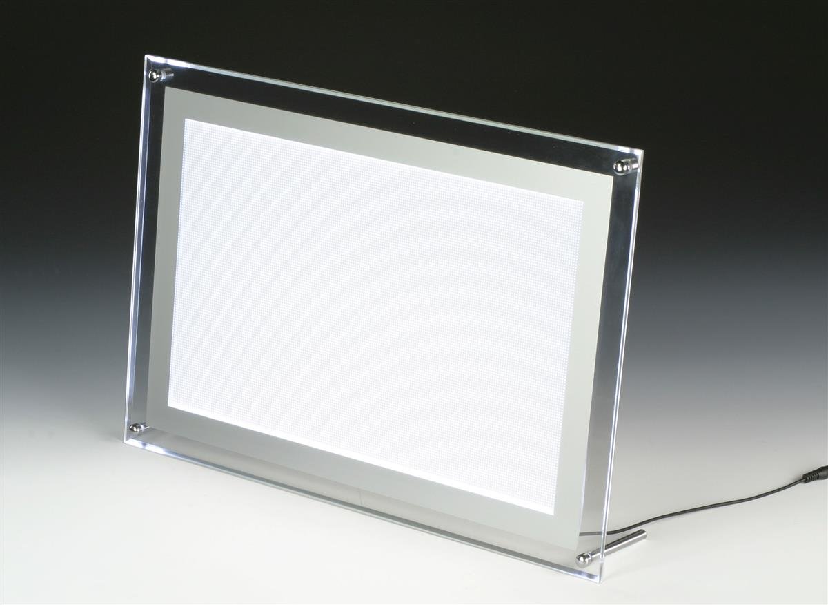 11x17 LED Picture Frame - Illuminated Photo Display for Home, Office & Business Decor | Clear Backlit Frame with Energy-Efficient Lighting | Perfect for Wall Art, Wedding Photos & Retail Displays (APFLP1117)
