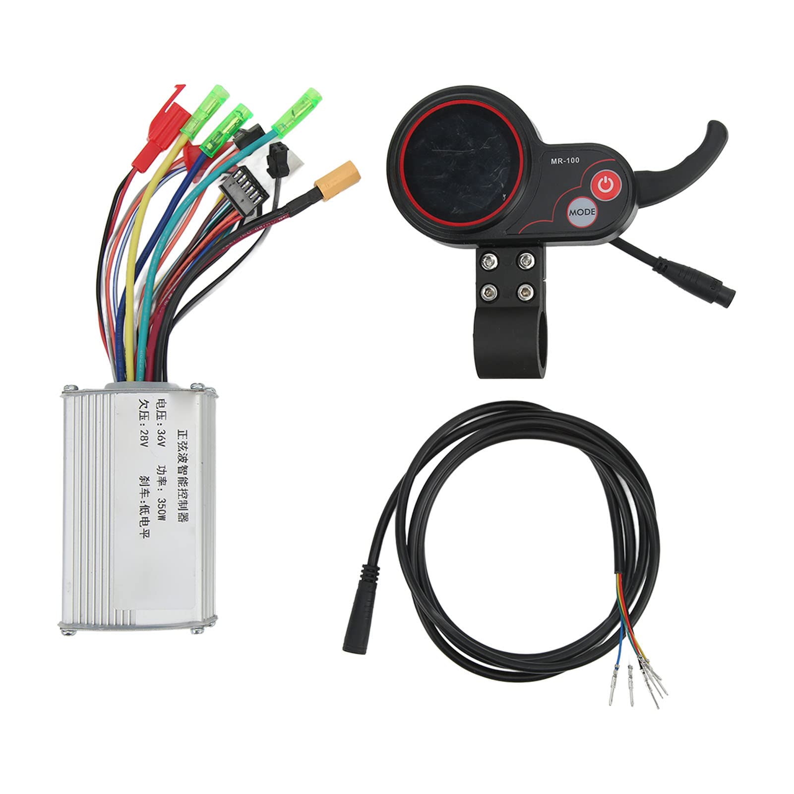 36V 350W Brushless Electric Bike Motor Controller Kit with LCD Display - Compatible with E-Bikes, Scooters & EV Parts | Perfect for Commuting, Off-Road & Urban Riding