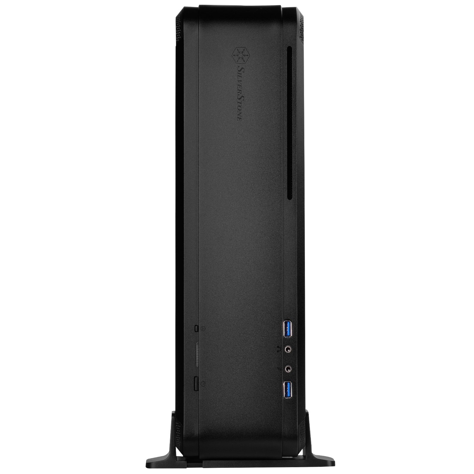 SilverStone SST-FTZ01B Black Mini-ITX Gaming PC Case - Compact High Performance Fortress Design for Small Form Factor Builds | Perfect for Home Theater PCs, LAN Parties & Space-Saving Gaming Setups